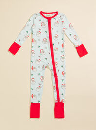 Vintage Santa Ruffle Sleeper Detail 2 - TULLABEE