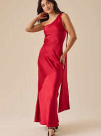 Connie Satin Maxi Dress - TULLABEE