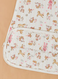 Pink Cowgirl Sleep Bag Detail 3 - TULLABEE