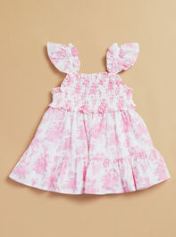 Cora Bunny Floral Toddler Dress - TULLABEE