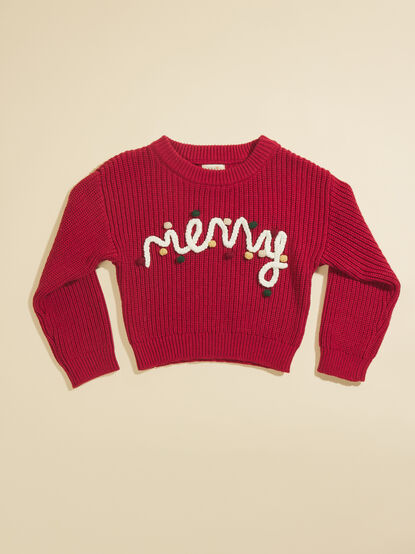 Merry Stitch Sweater - TULLABEE