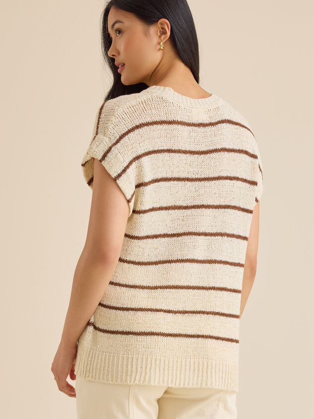 Julia Striped Sweater Detail 4 - TULLABEE