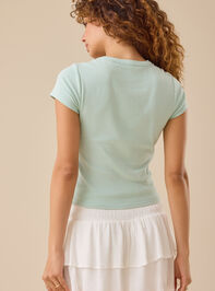 Old Frontier Baby Tee Detail 4 - TULLABEE