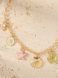 Sunkissed Starfish Charm Necklace Detail 3 - TULLABEE
