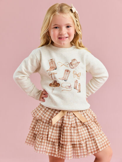 Cowgirl Cutie Sweatshirt - TULLABEE