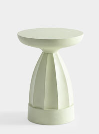 Ellis Aluminum Side Table Detail 2 - TULLABEE