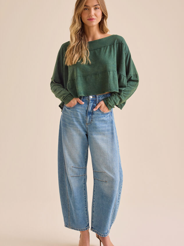 Joy Tiered Crop Top Detail 2 - TULLABEE