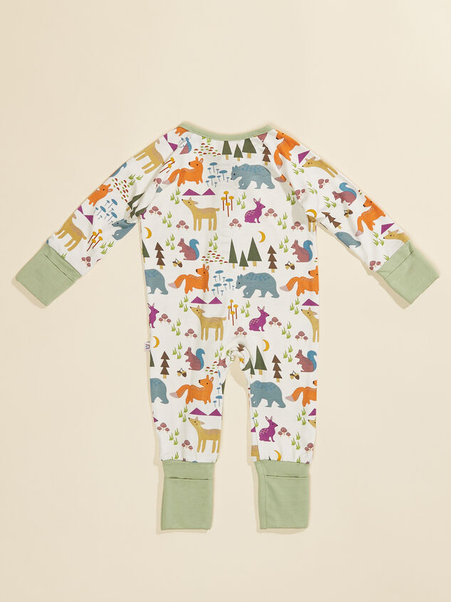 Forest Friends Romper Detail 2 - TULLABEE