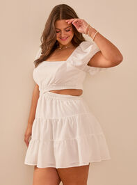Coco Floral Mini Dress Detail 6 - TULLABEE