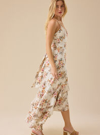 Paulette Floral Maxi Dress Detail 3 - TULLABEE