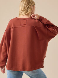 Cora Ribbed Pullover Detail 4 - TULLABEE