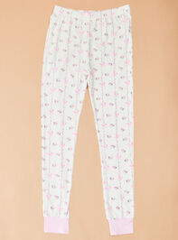 Floral Bow Lounge Set Detail 2 - TULLABEE