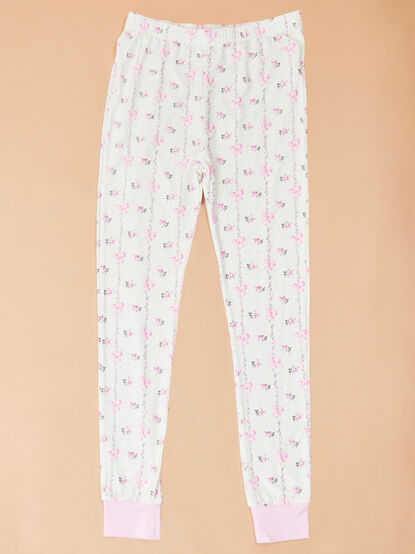 Floral Bow Lounge Set - TULLABEE