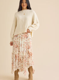 Dora Waffle-Knit Sweater Detail 2 - TULLABEE