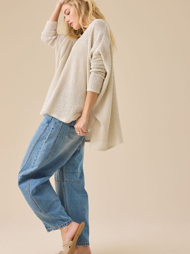Liddy Oversized Sweater Detail 5 - TULLABEE