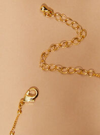 18K Bow Charm Ball Chain Necklace Detail 3 - TULLABEE