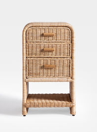 Savannah Tall Woven Nightstand - TULLABEE