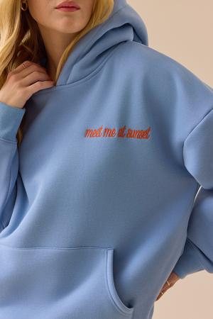 Meet At Sunset Embroidered Hoodie - Altar'd State - 