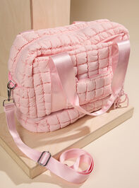 Carry On Quilted Tote Detail 5 - TULLABEE