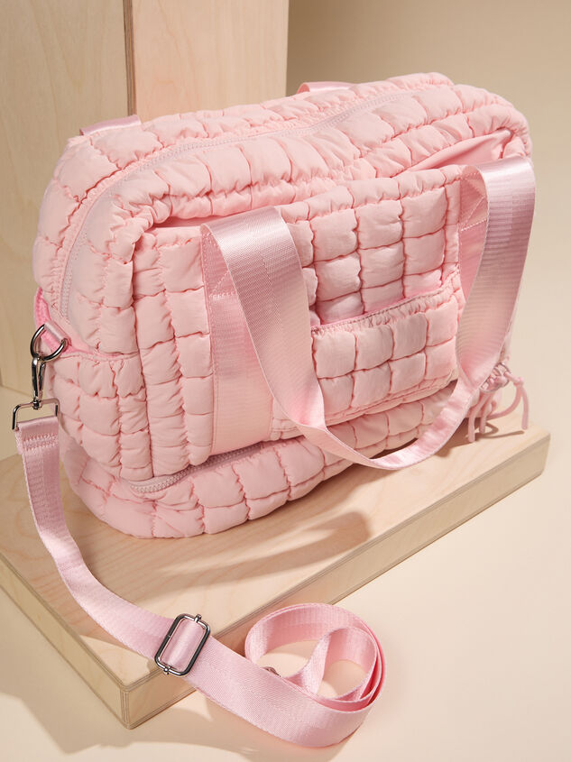 Carry On Quilted Tote Detail 5 - TULLABEE