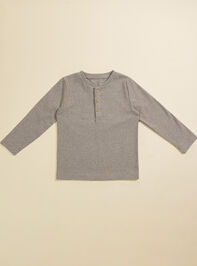 Braden Ribbed Henley Top by Me + Henry - TULLABEE
