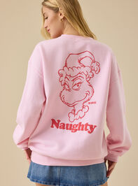 Naughty Grinch Graphic Pullover - TULLABEE
