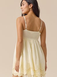 Cass Lace Mini Dress Detail 4 - TULLABEE