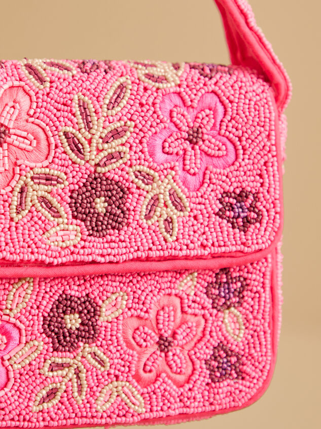 The Harlow Beaded Bag Detail 2 - TULLABEE