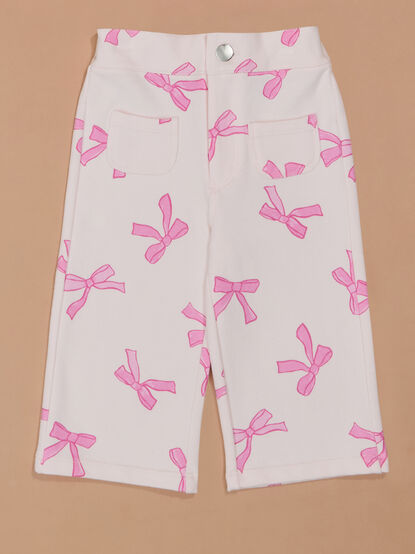 Melissa Bow Wide Leg Baby Pants - TULLABEE
