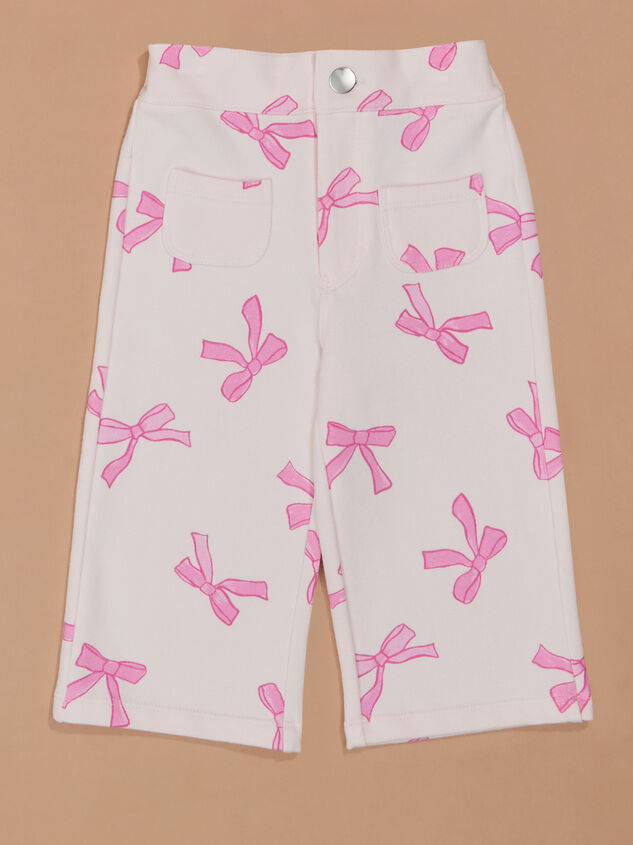 Melissa Bow Wide Leg Baby Pants - TULLABEE