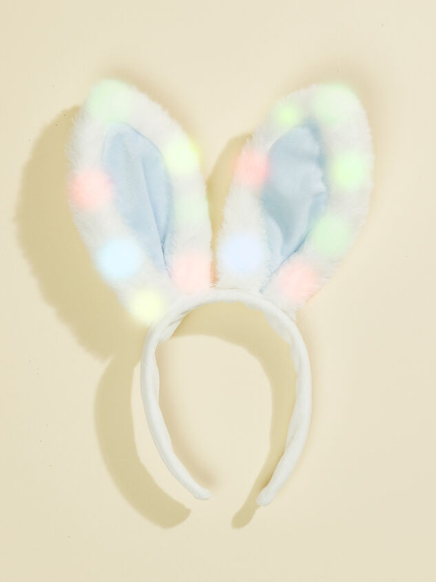 Light Up Bunny Ears by MudPie Detail 3 - TULLABEE