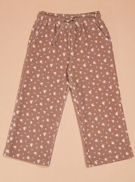 Alessia Floral Sweatpants Detail 2 - TULLABEE