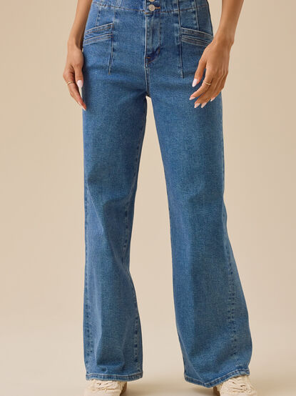 Mason Wide Leg Jeans - TULLABEE