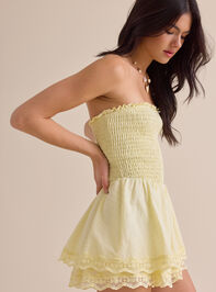 Shelby Strapless Romper Detail 2 - TULLABEE