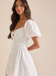 Tillee Eyelet Mini Dress Detail 3 - TULLABEE
