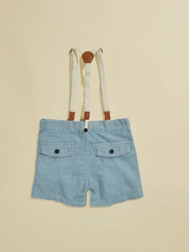 Carter Suspender Shorts by Me + Henry Detail 2 - TULLABEE