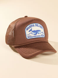 Marina Del Ray Whale Trucker Hat - TULLABEE