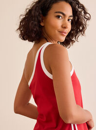 Pitstop One-Shoulder Athletic Dress Detail 6 - TULLABEE