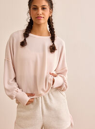 Urban Unwind Open Back Long Sleeve Detail 3 - TULLABEE