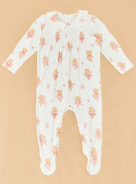 Ballet Bear Smocked Footie - TULLABEE