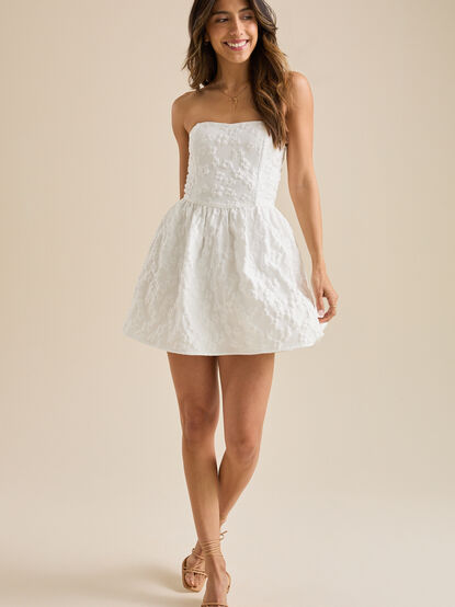 Emberly Strapless Mini Dress - TULLABEE