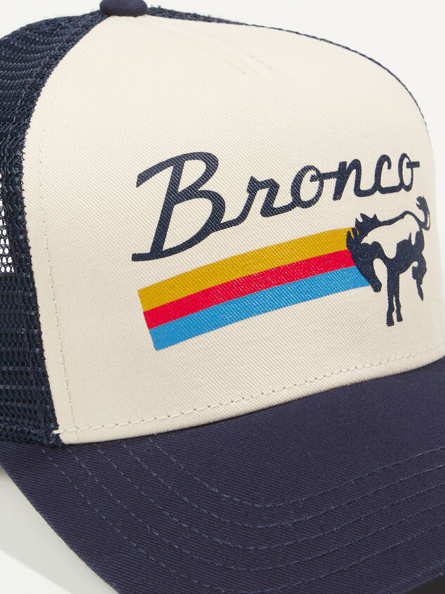 Bronco Trucker Hat Detail 2 - TULLABEE