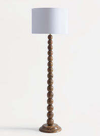 Ellie Wood Floor Lamp Detail 3 - TULLABEE
