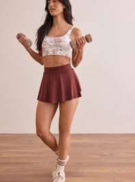 With Grace Ruffle Mini Skirt Detail 5 - TULLABEE
