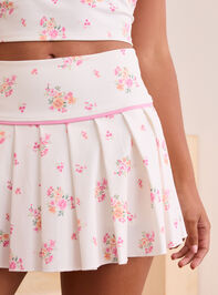 Full Swing Floral Skort Detail 2 - TULLABEE