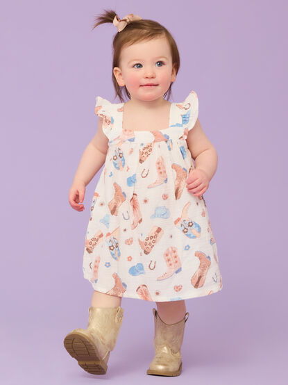 Country Girl Boots Dress - TULLABEE