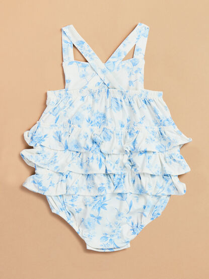 Sierra Floral Ruffle Bodysuit - TULLABEE