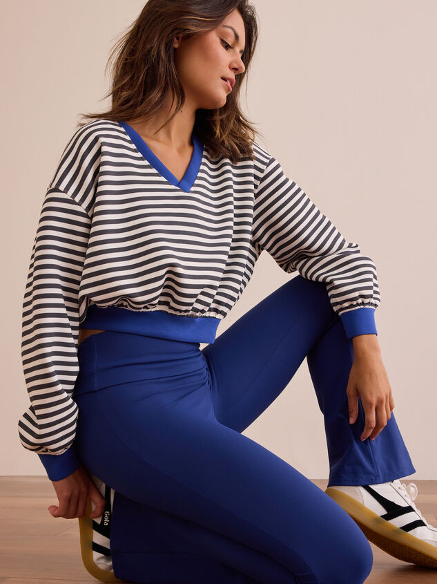 Supersoft Stripe Pullover Detail 2 - TULLABEE