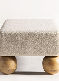 Olivia Wood & Upholstered Bench Detail 3 - TULLABEE