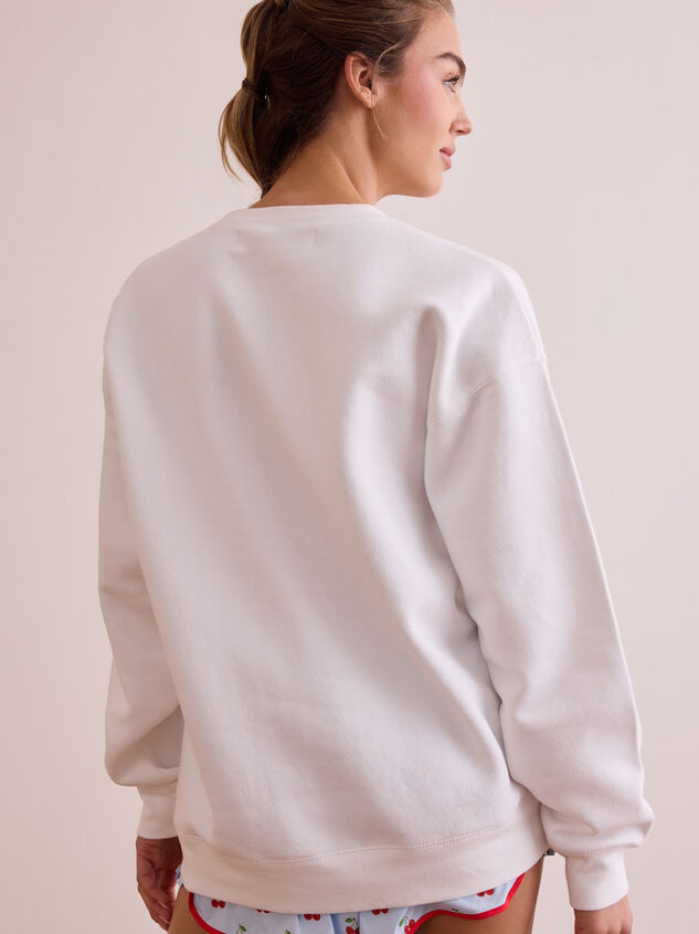Stitched With Love Crewneck Detail 5 - TULLABEE